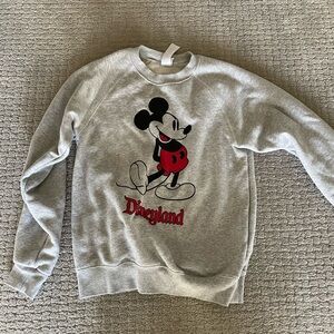 Disney Gray Mickey Mouse Sweatshirt